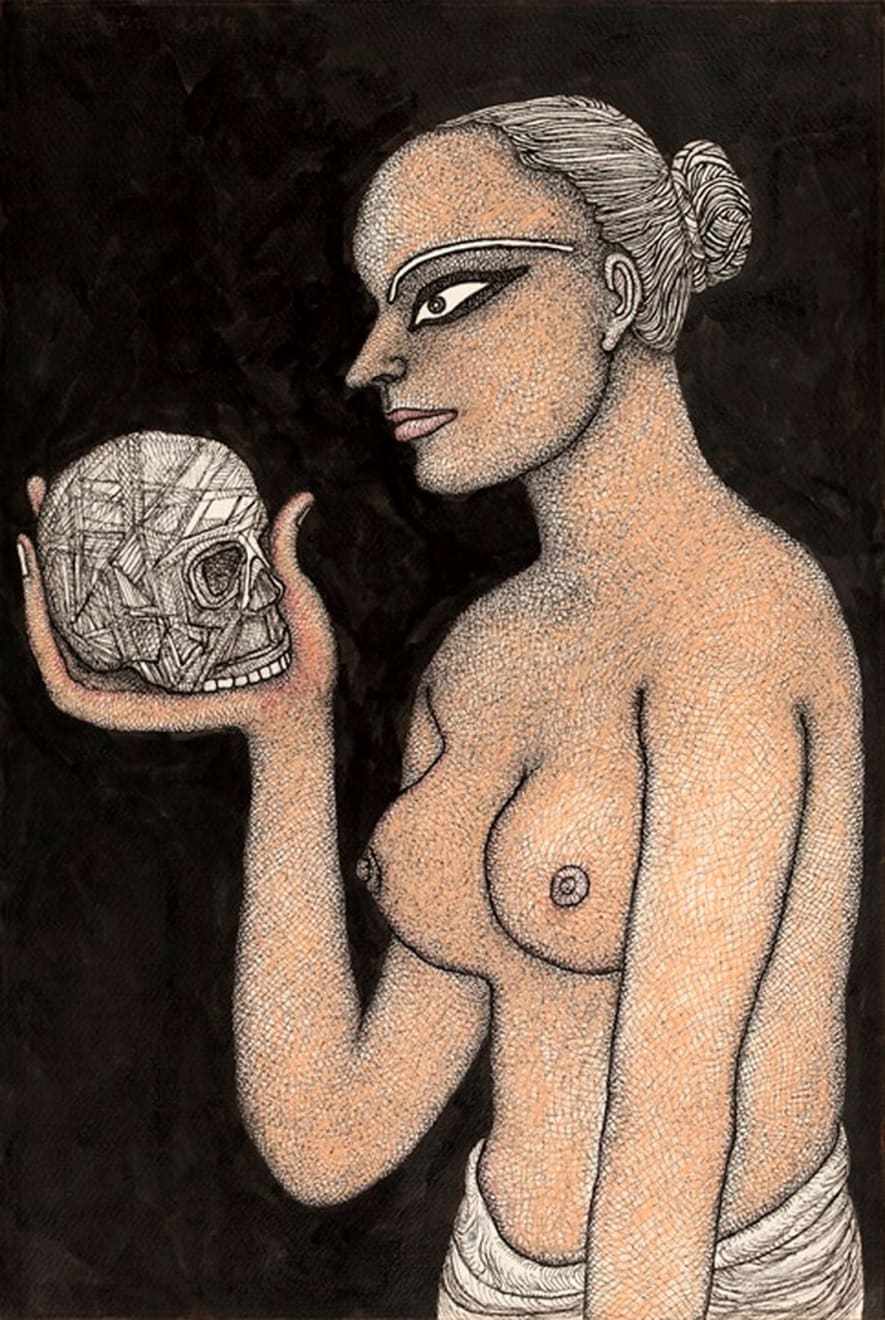 Jogen Chowdhury, Untitled, 2014