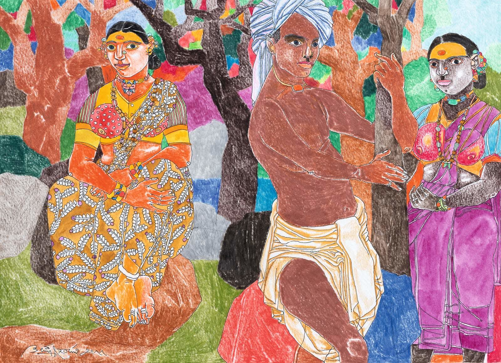K. Laxma Goud, Untitled, 2011