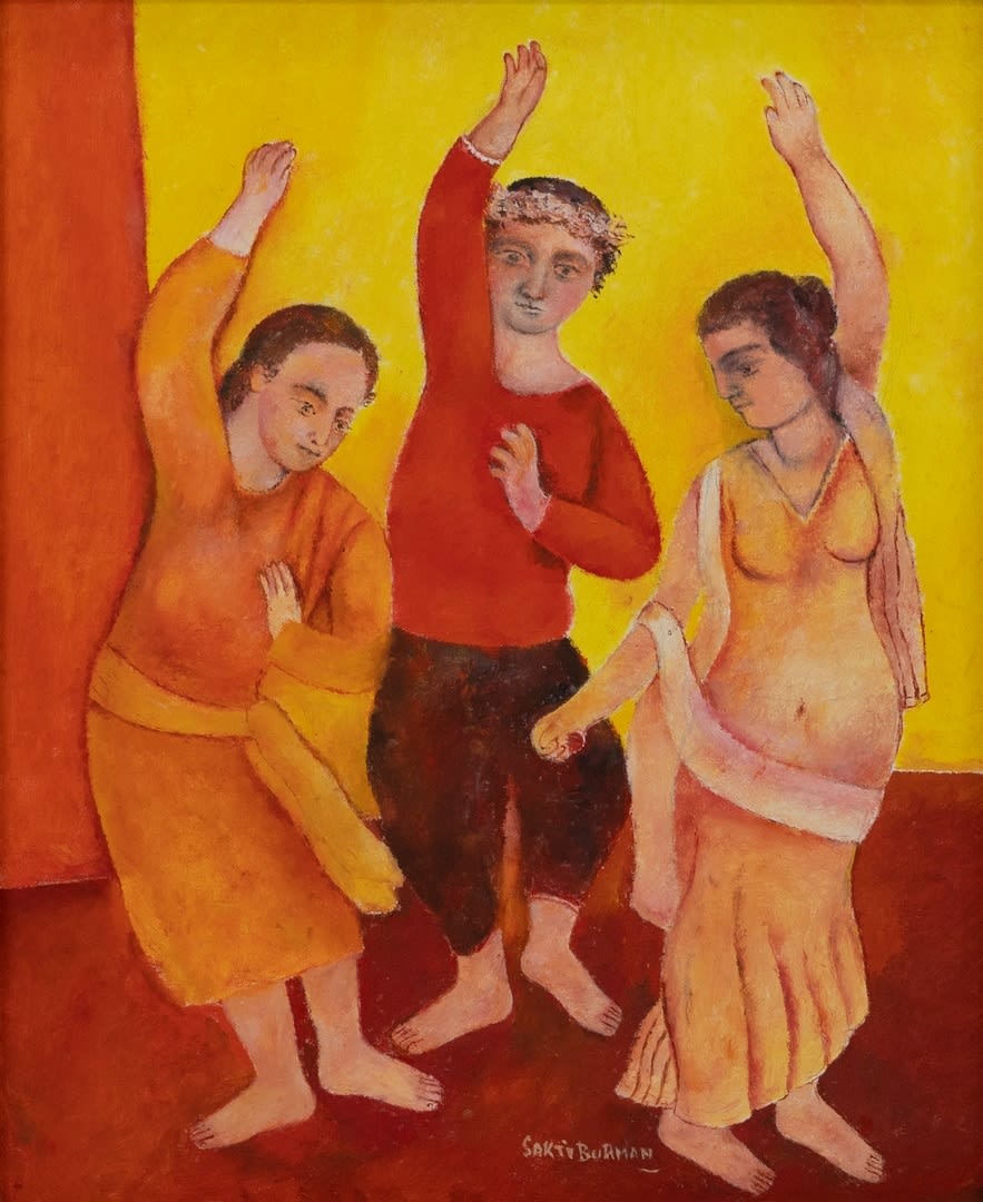 Sakti Burman, The Dancers, 2021