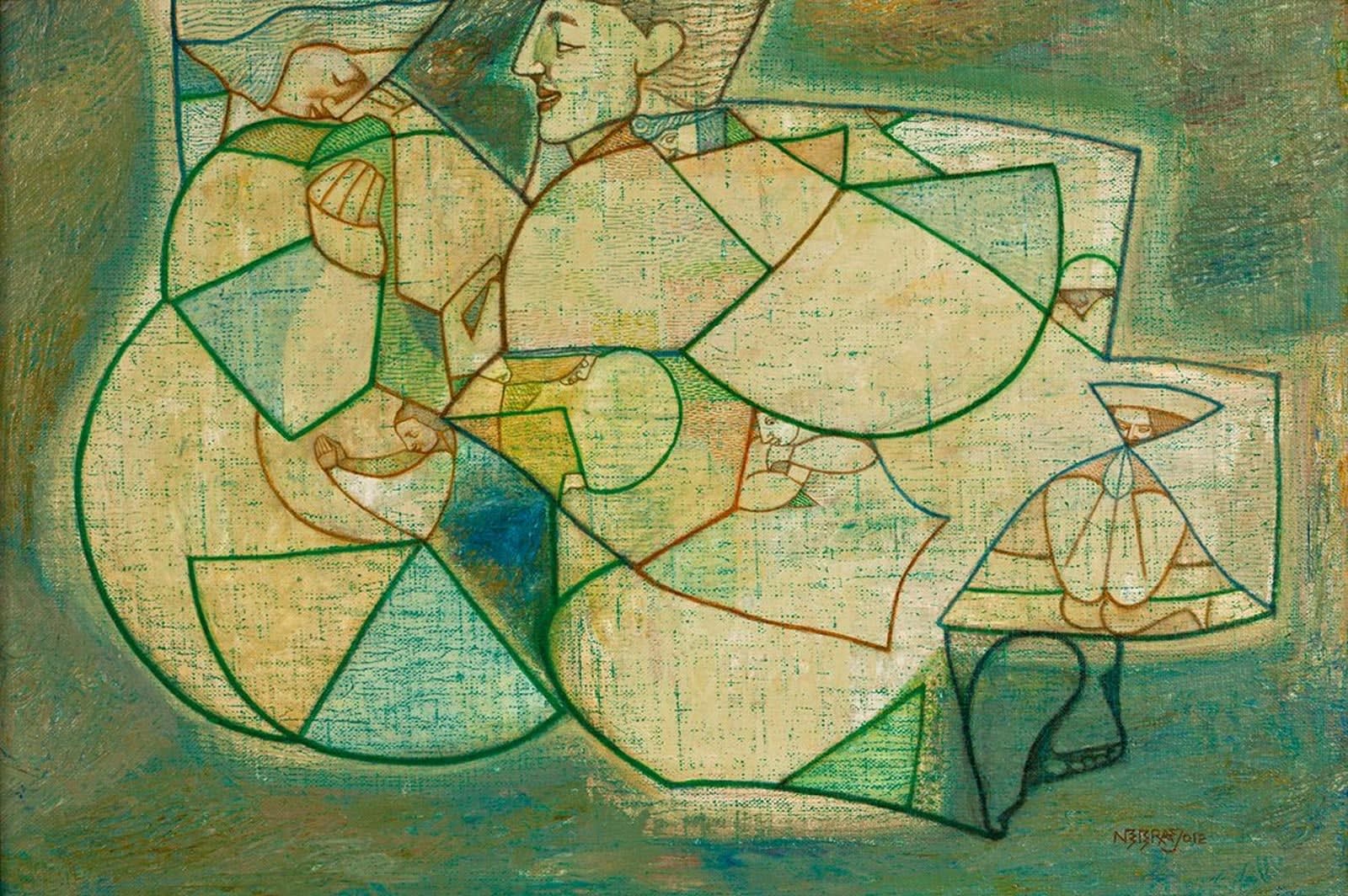 Neeraj Goswami, Young Couple Proposal in Space, 2012