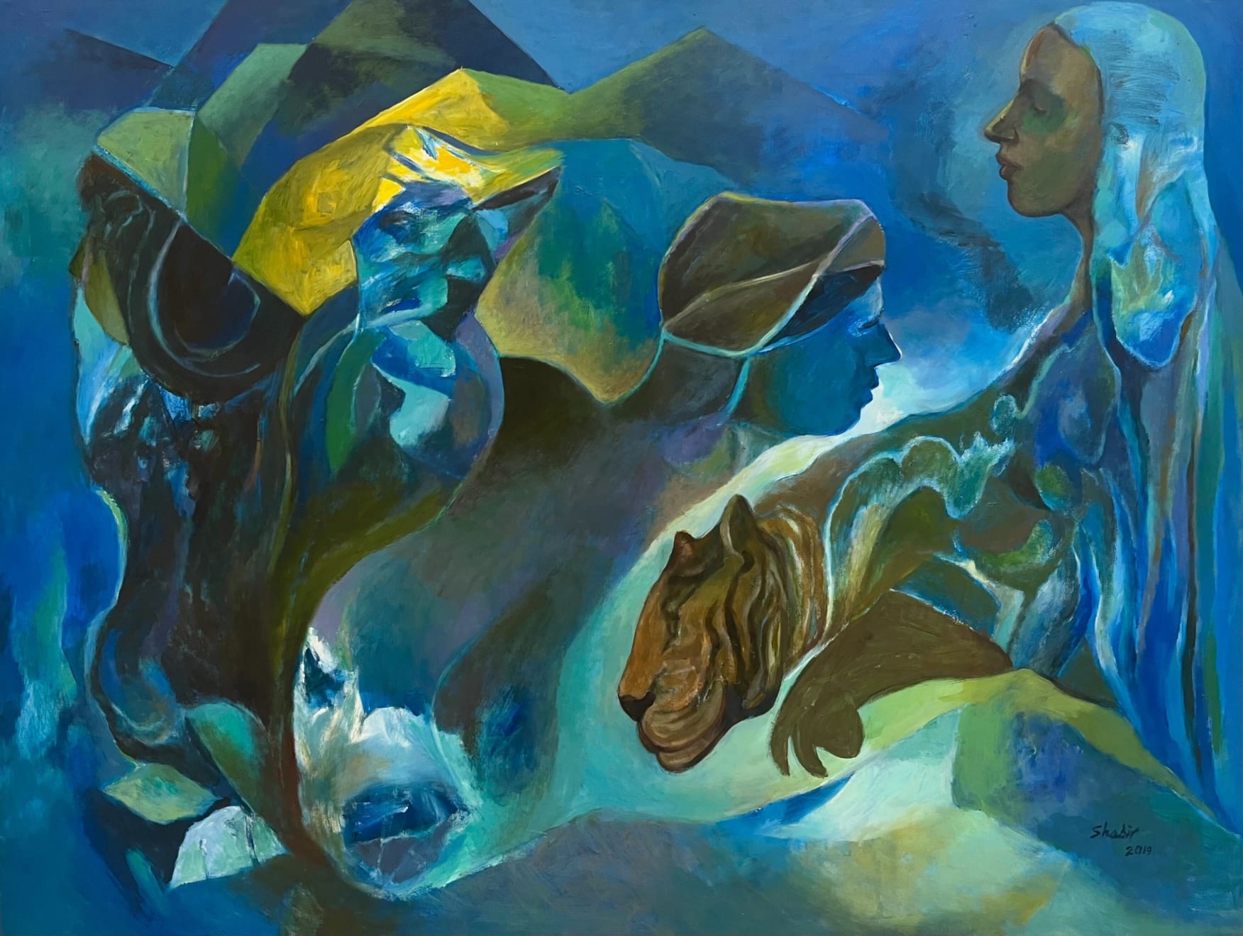 Shabir Hussain Santosh, Untitled, 2019