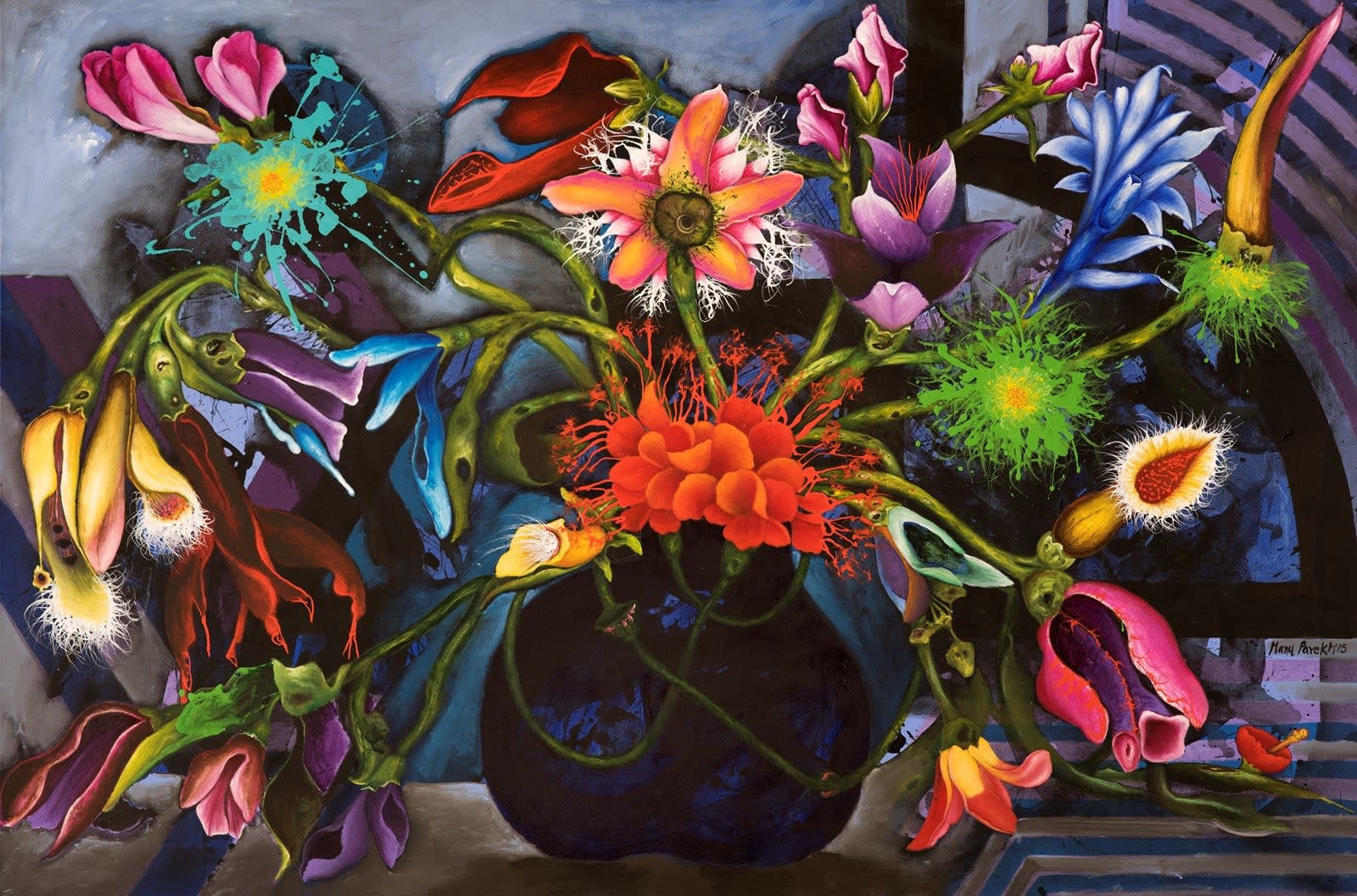 Manu Parekh, Flowers from heaven - 26, 2015