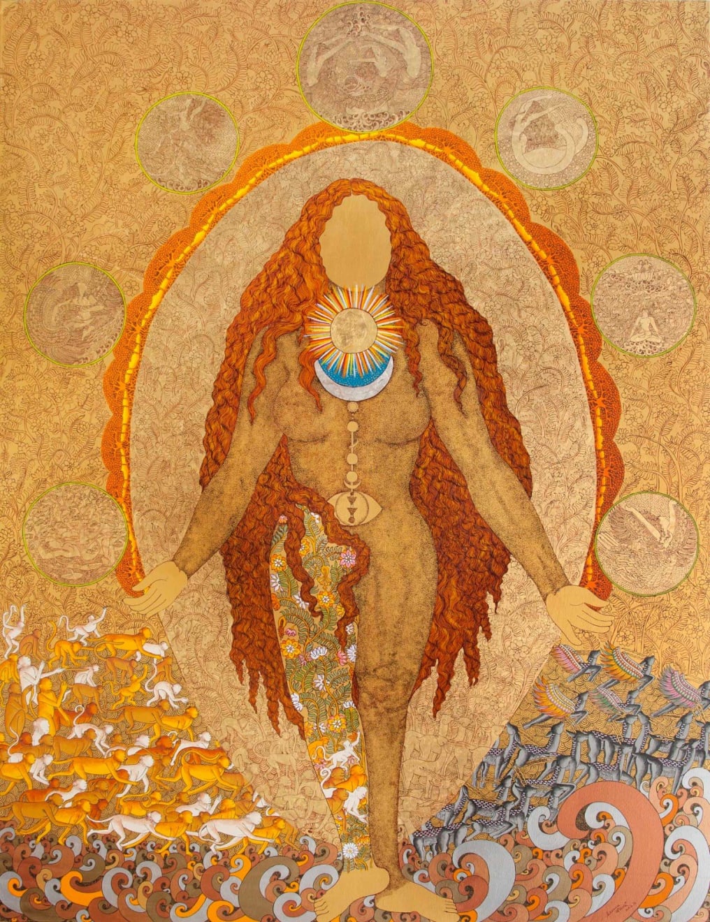 Seema Kohli, The Golden Womb Series, 2023