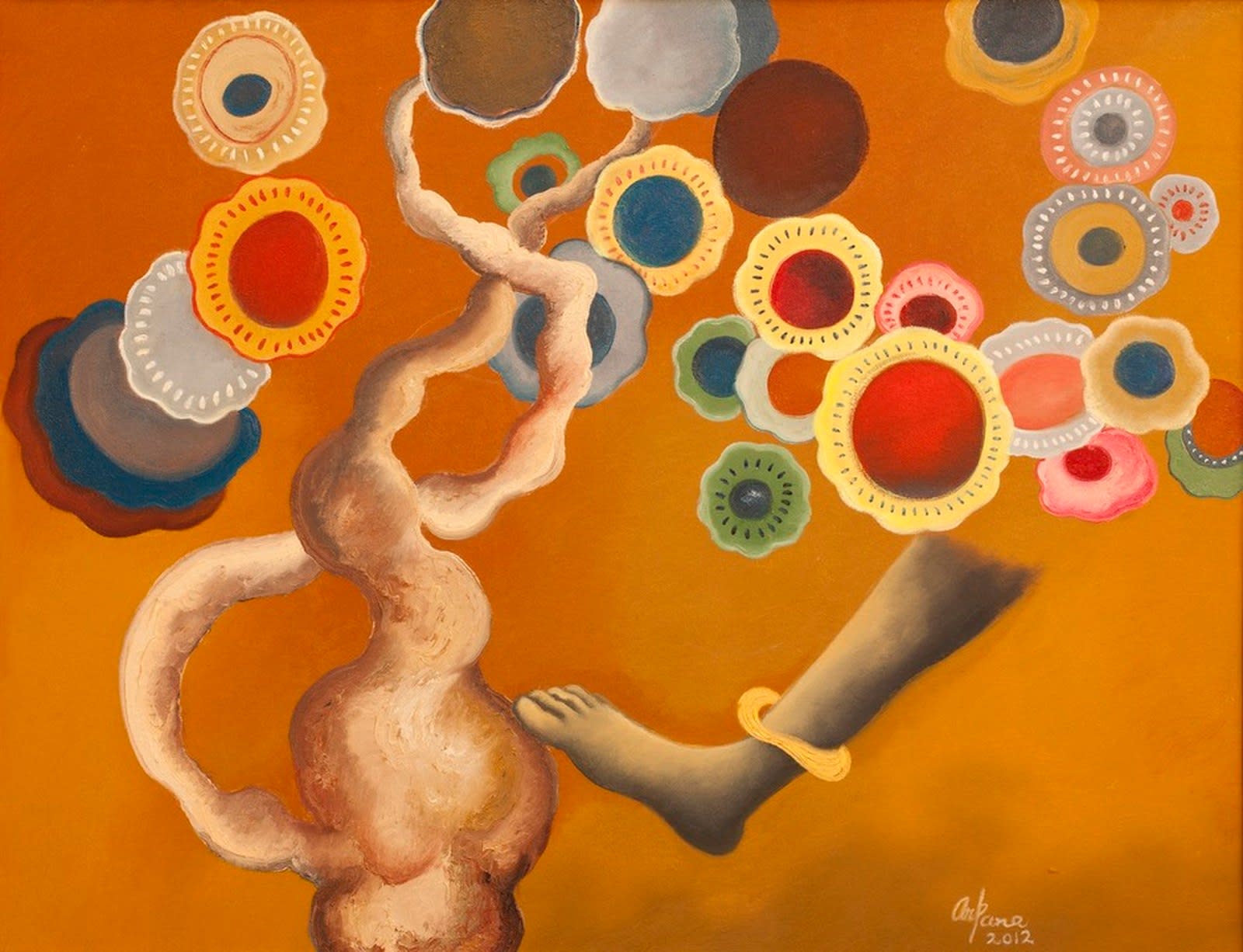 Arpana Caur, Touch, 2012
