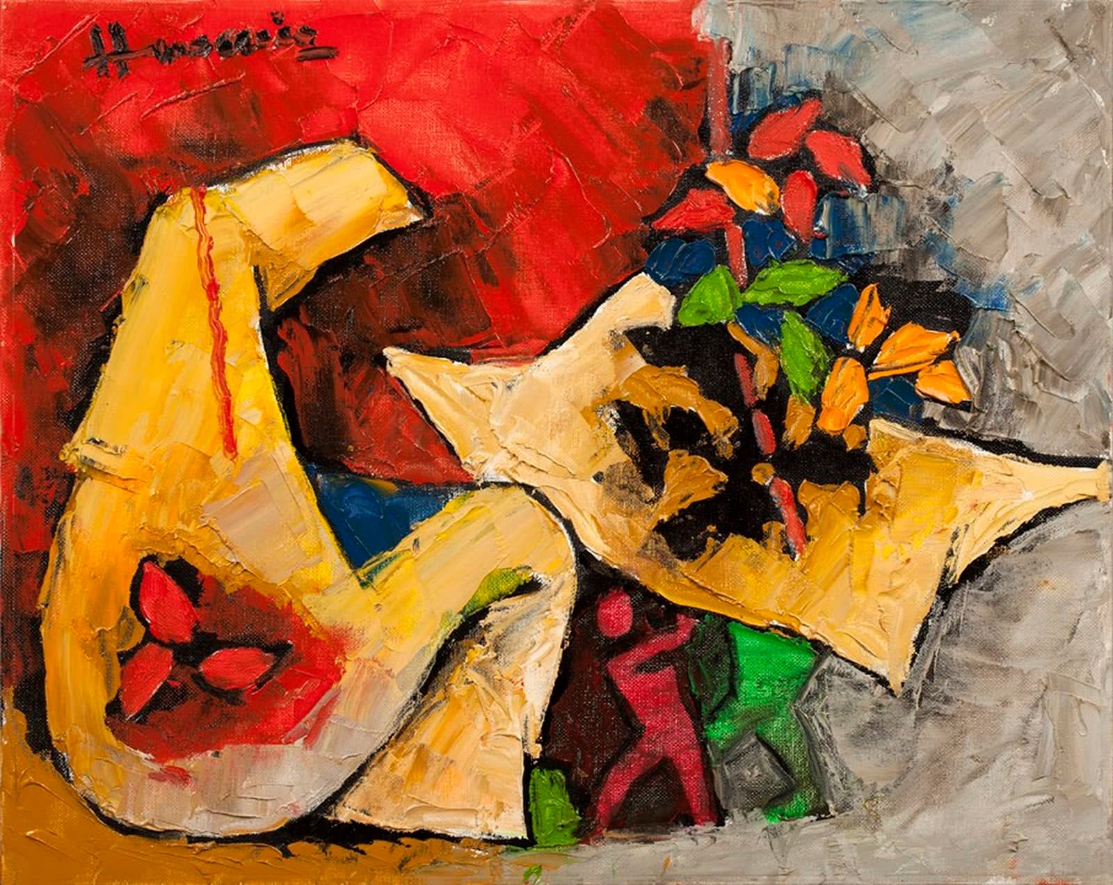 M F Husain, Untitled, 2003