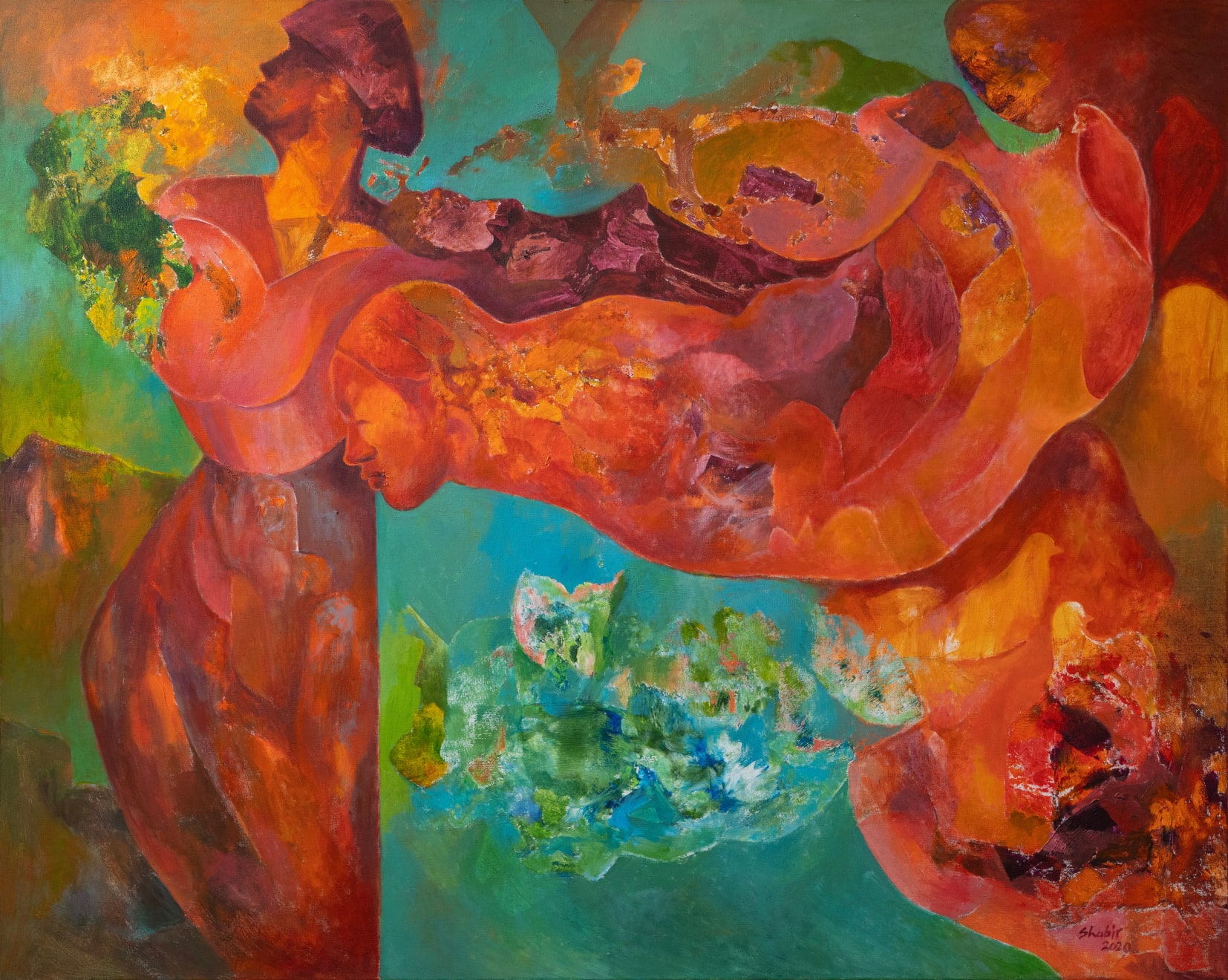 Shabir Hussain Santosh, Untitled, 2020