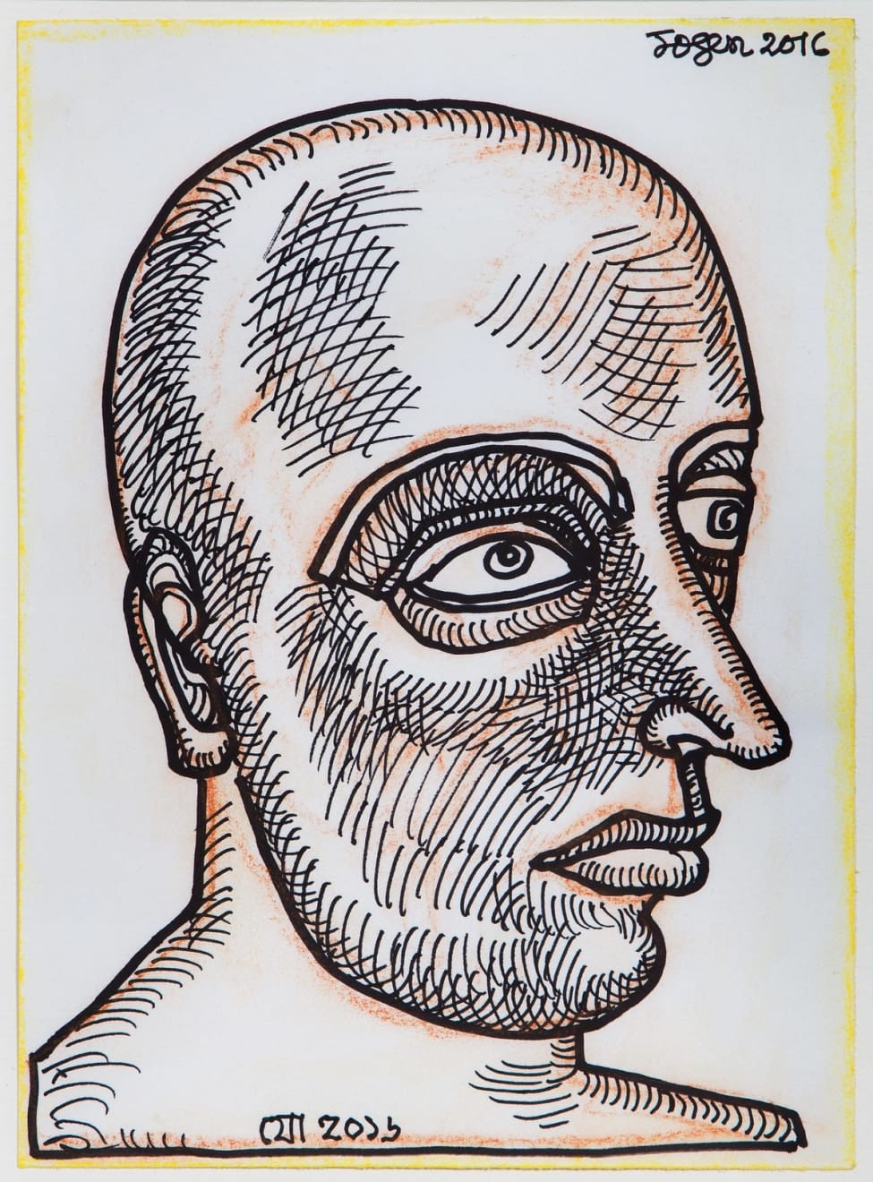 Jogen Chowdhury, Bold Head Man, 2016
