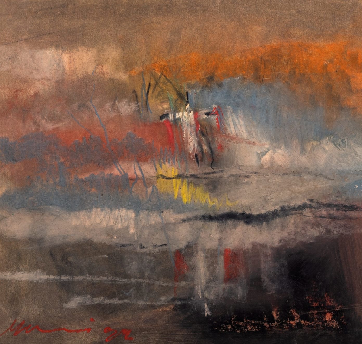 Manoj Dutta, Reflection , 1972
