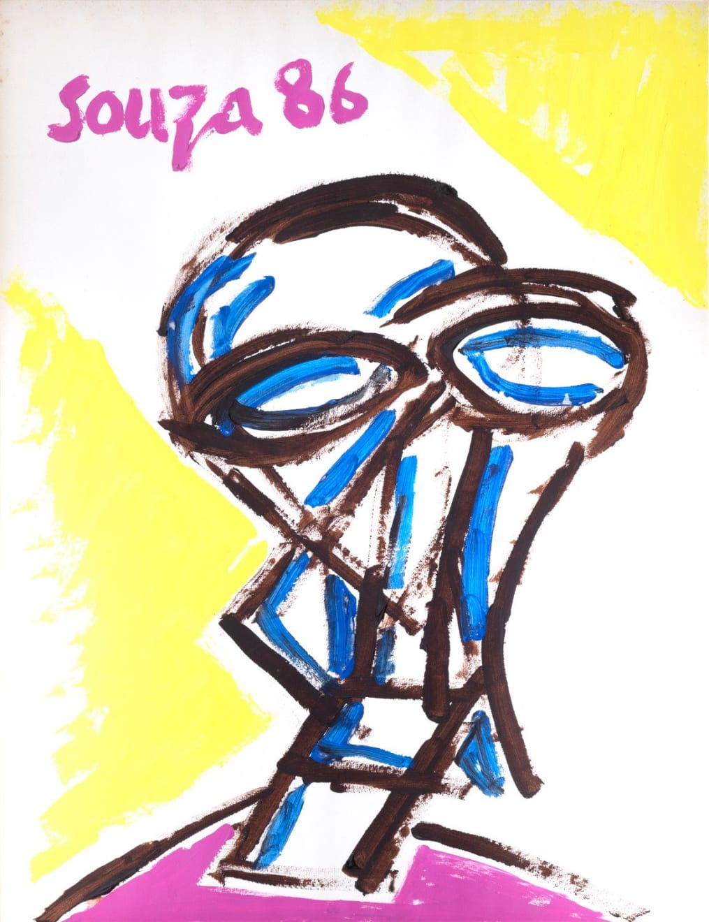 FN Souza, Untitled, 1986