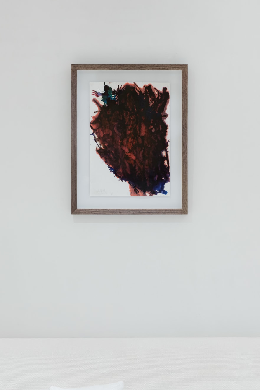 Sophie Hing Yee Cheung, CMYK Painting: If There is a Heart Inside the Tree Trunk, 2024