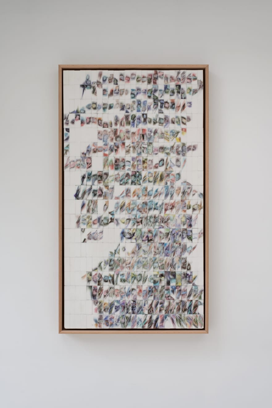 Sophie Hing Yee Cheung, Erasing News: While the Stump Traces a Woman's Body, 2024