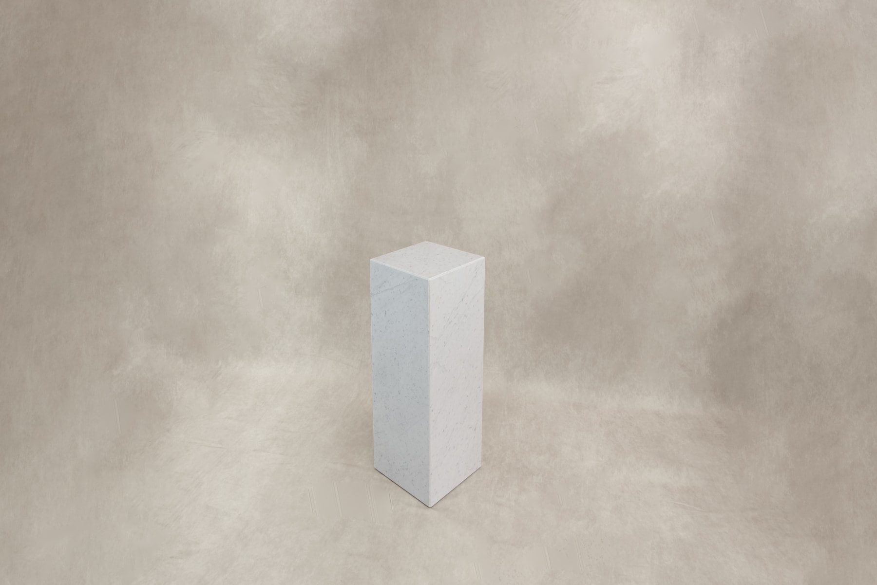 Oliver Wood, Marble Plinth, 2024