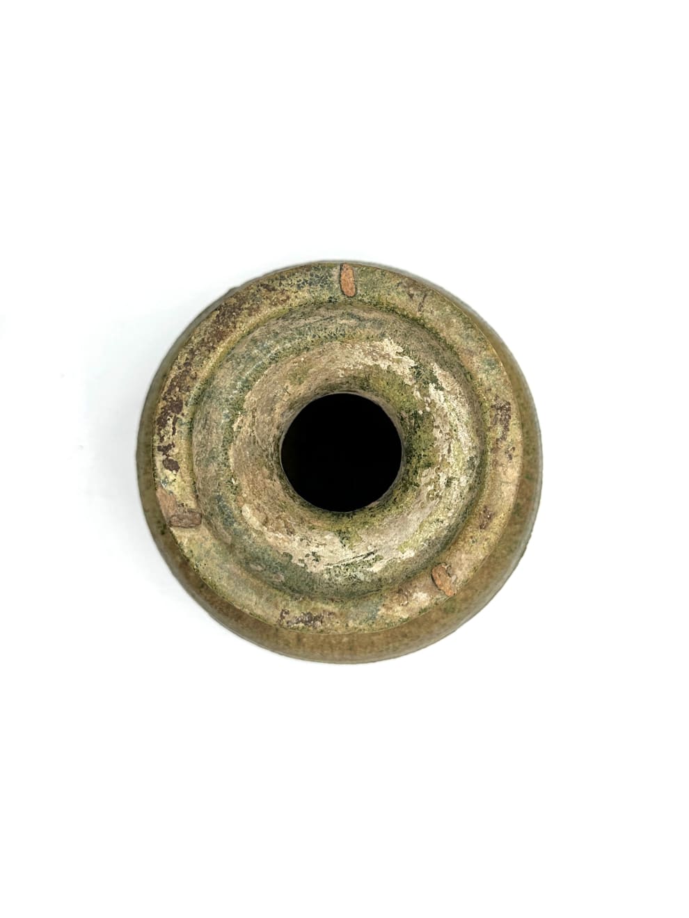 Chinese Antique, Green Glazed Hu Vessel, Han Dynasty