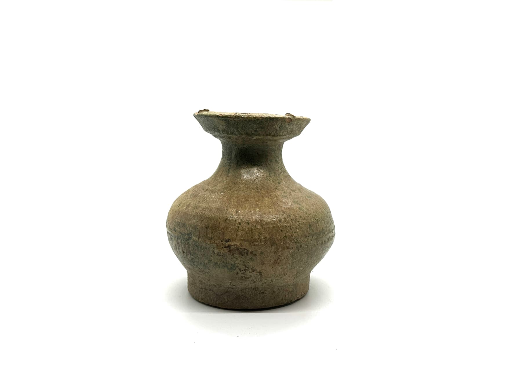 Chinese Antique, Green Glazed Hu Vessel, Han Dynasty