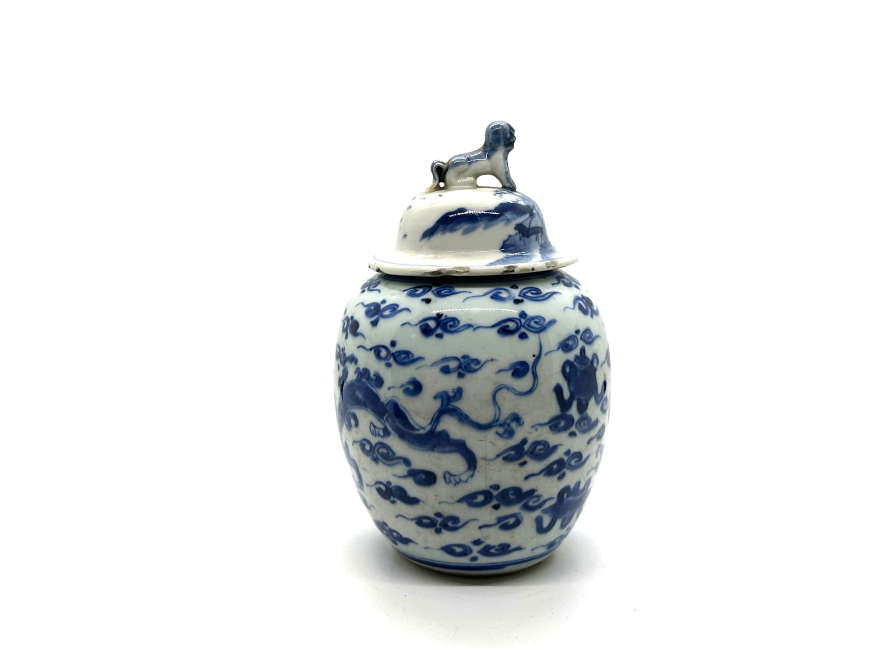 Chinese Antique, Blue And White Jar