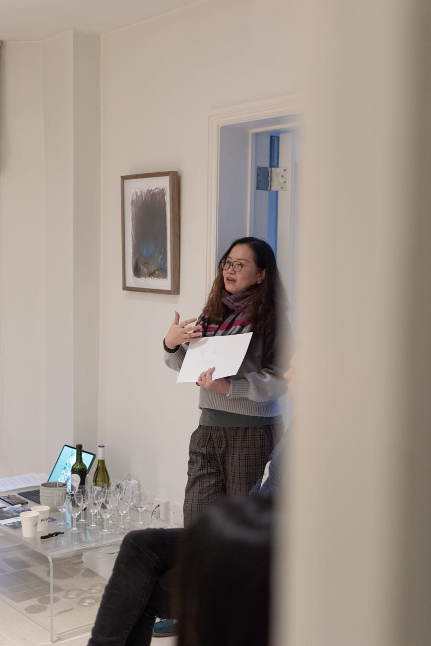 Sophie Hing Yee Cheung, CMYK Painting: A Puddle of Water on the Grass, 2024