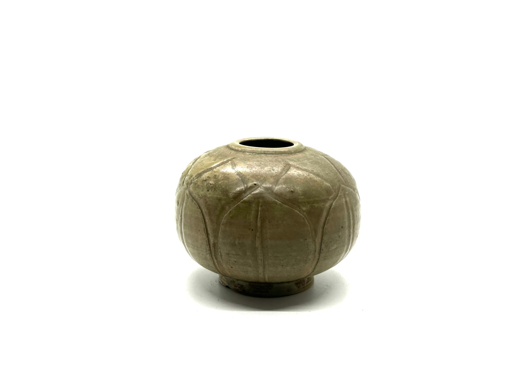 Chinese Antique, Small Carved Yaozhou Celedon Bowl, Song Dynasty