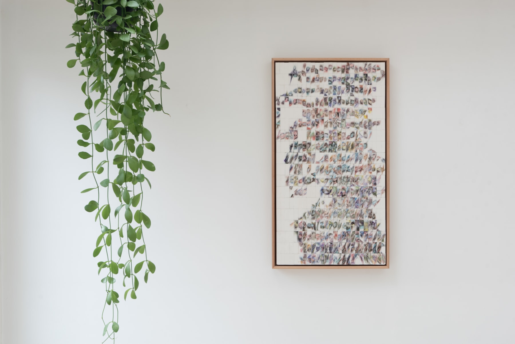 Sophie Hing Yee Cheung, Erasing News: While the Stump Traces a Woman's Body, 2024
