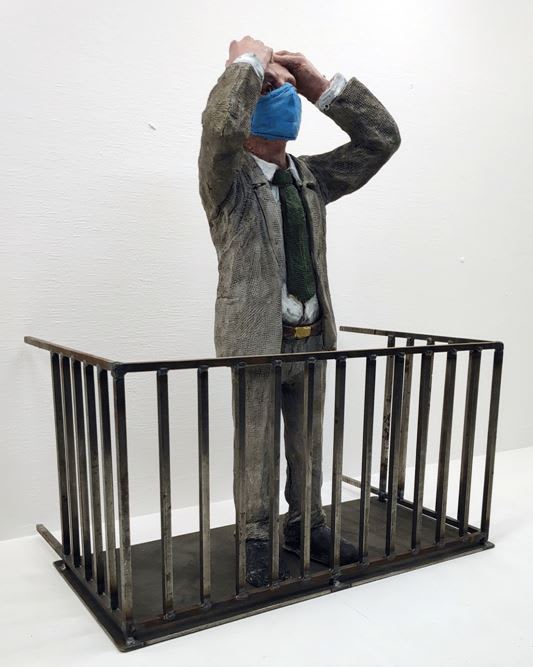 Isaac Cordal, Isolated, 2020