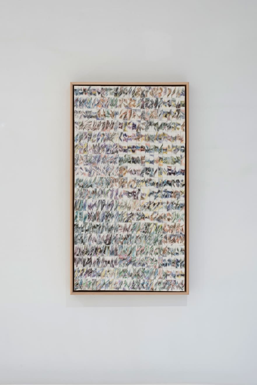 Sophie Hing Yee Cheung, Erasing News: If the Grass is Grounded Itself as Whirling Dluid, 2024