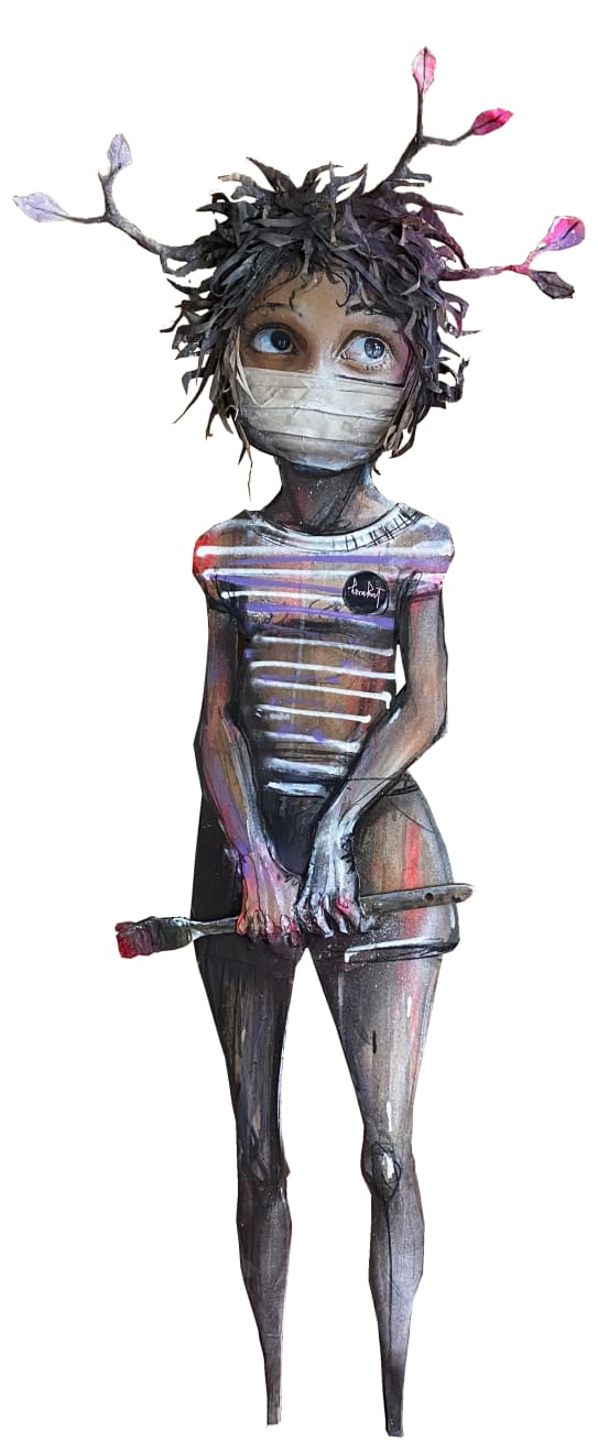 Herakut, Self Caring Tree Girl , 2020