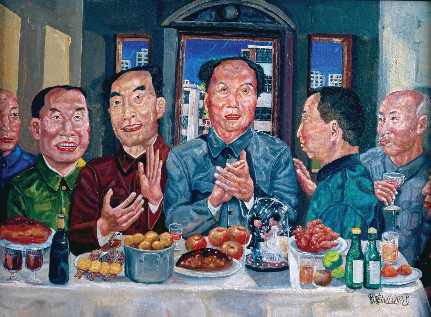 Liu Wei, Last Supper, 1993