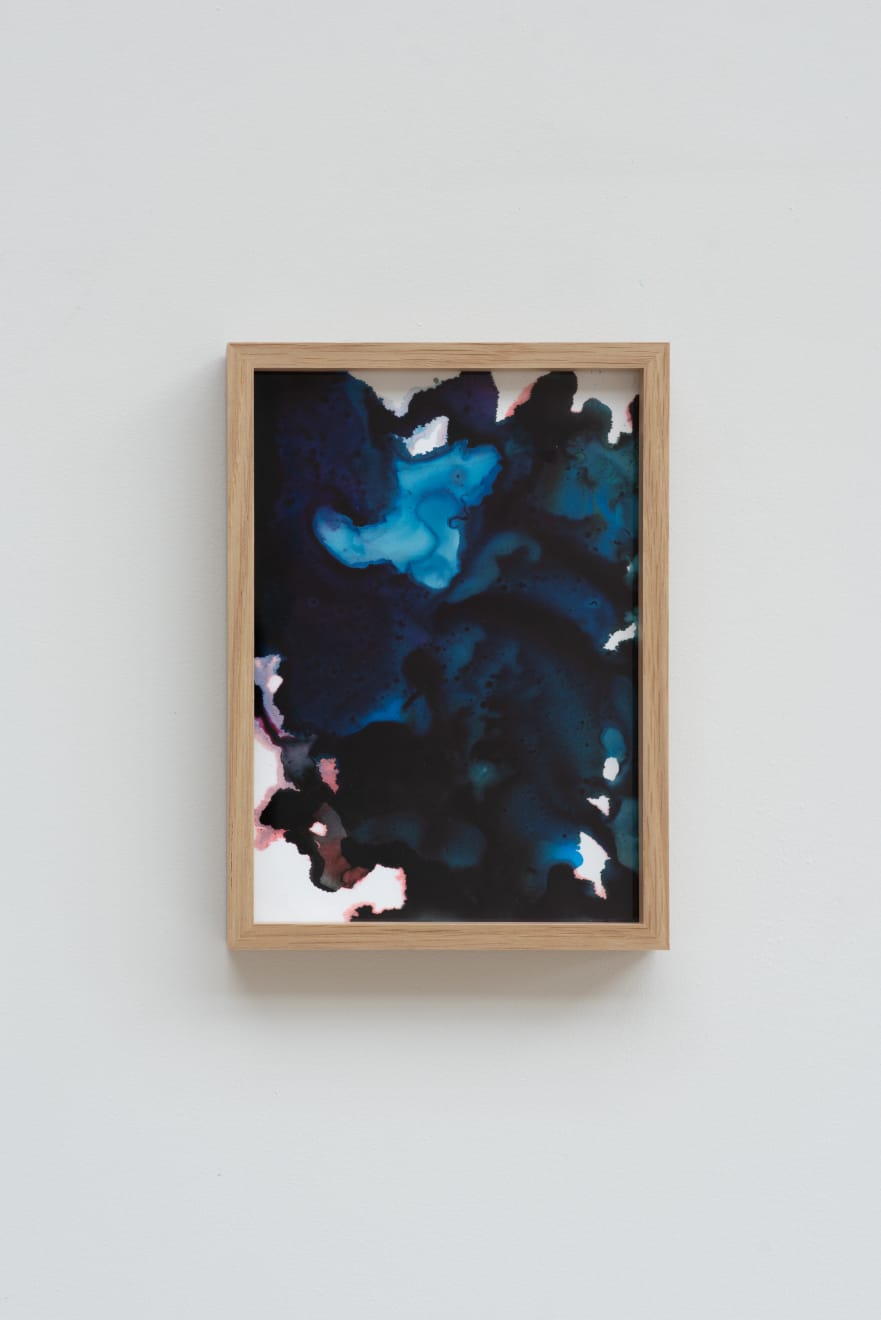 Sophie Hing Yee Cheung, CMYK Painting: Embodies the Human Head and Sea, 2024