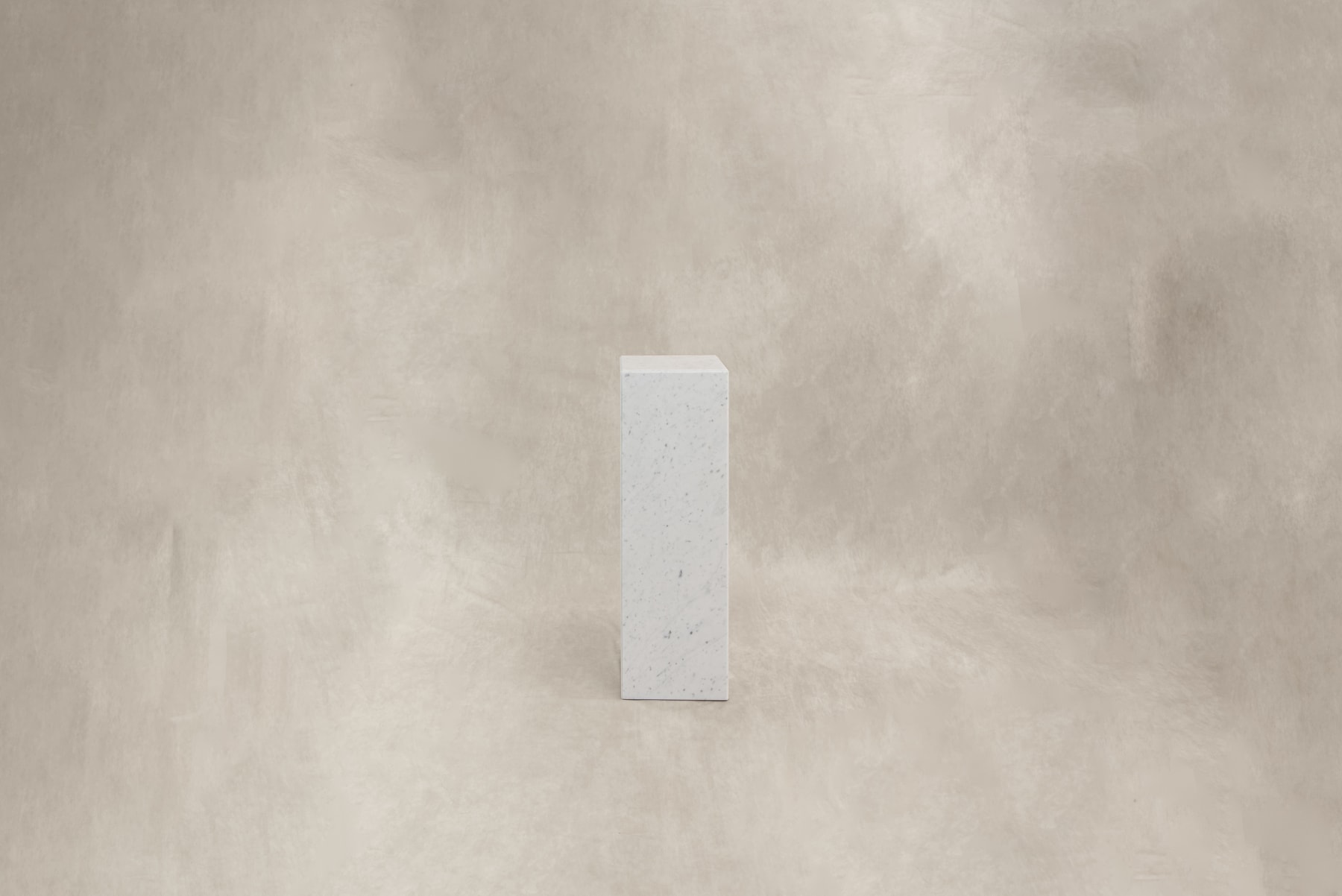 Oliver Wood, Marble Plinth, 2024