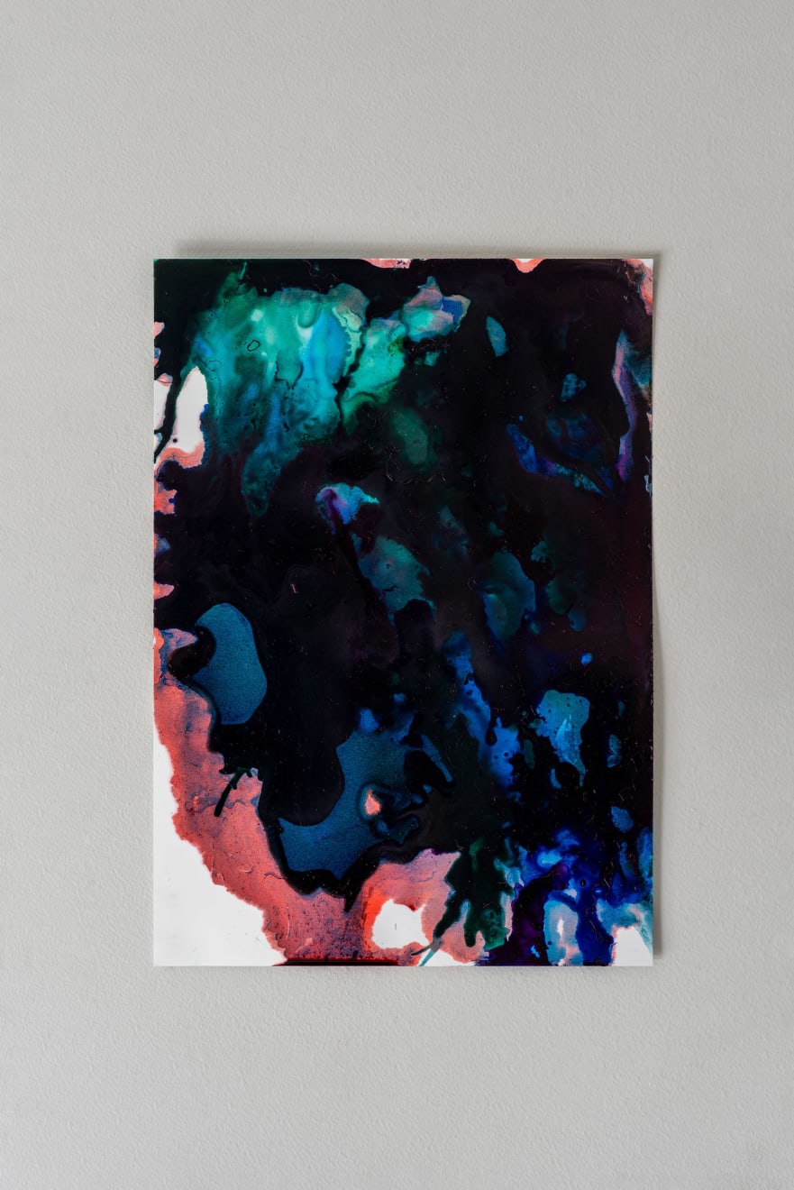 Sophie Hing Yee Cheung, CMYK Painting: Embodies Abalone Shell, 2024