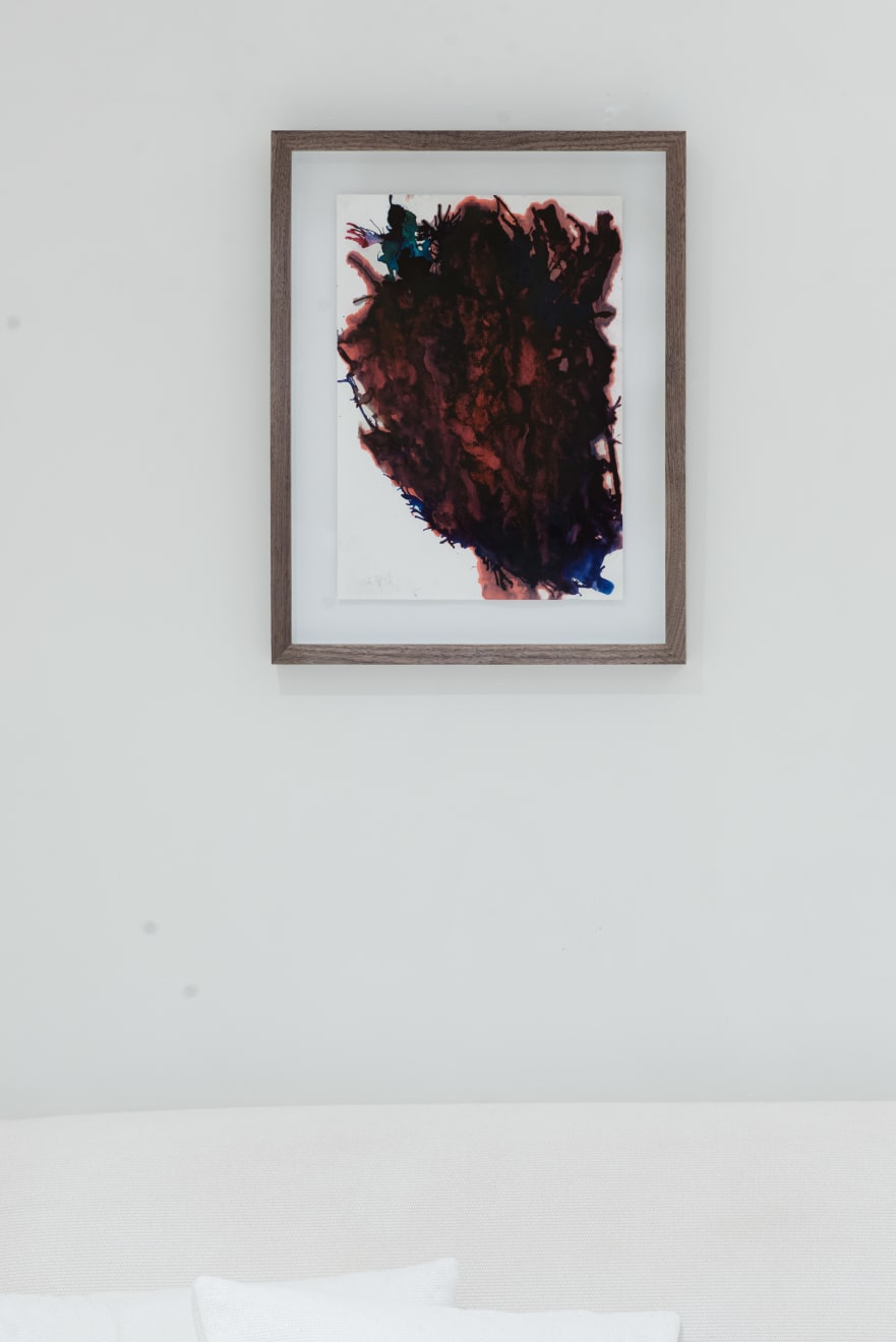 Sophie Hing Yee Cheung, CMYK Painting: If There is a Heart Inside the Tree Trunk, 2024