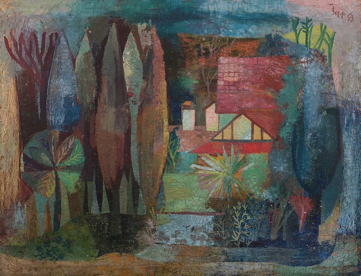 Sepp Baendereck, Paisagem de Petrópolis, 1953