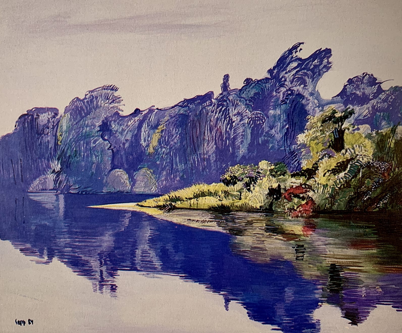 Sepp Baendereck, Paisagem do Baixo Amazonas, 1984