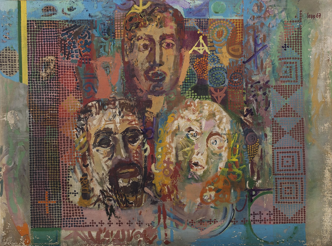 Sepp Baendereck, Três Figuras, 1967