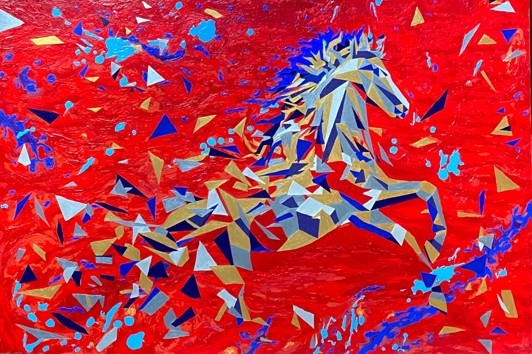 Yana Rusnak, Fiery Horse , 2022