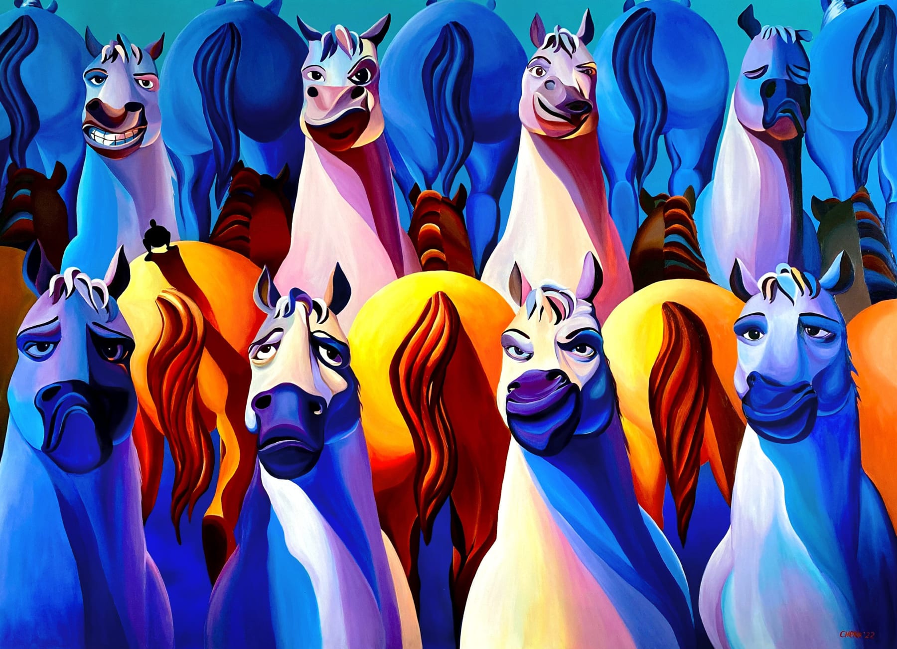 Anna Chekh, Modern society, 2022