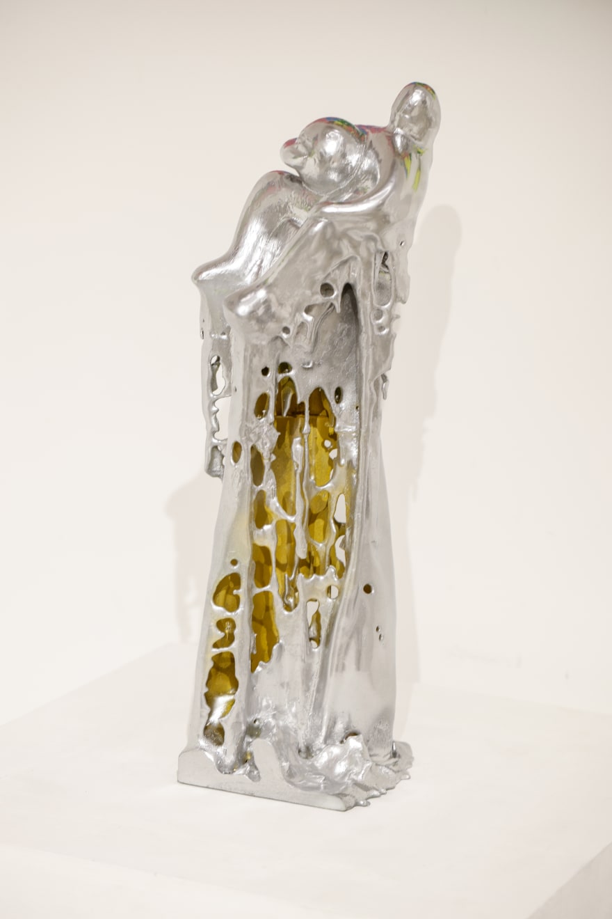 Anna Chekh, Shadow man guards sphere , 2022