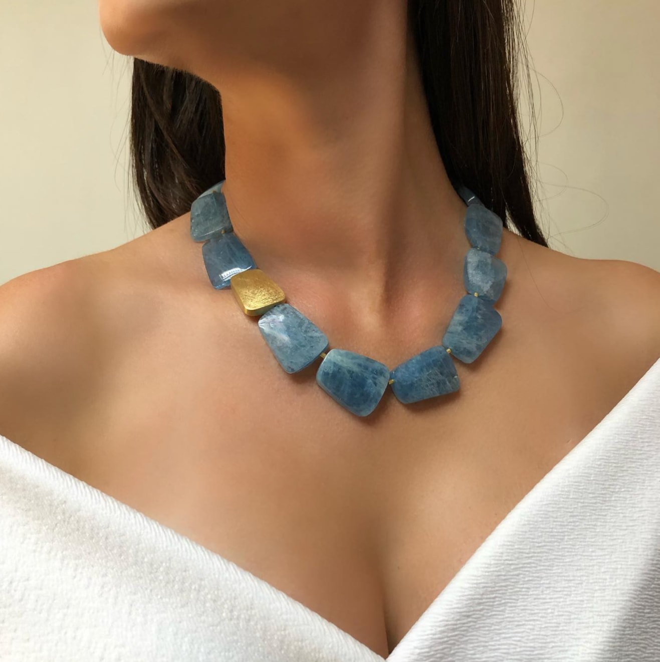 Sandra Frias, Golden Amazon Necklace