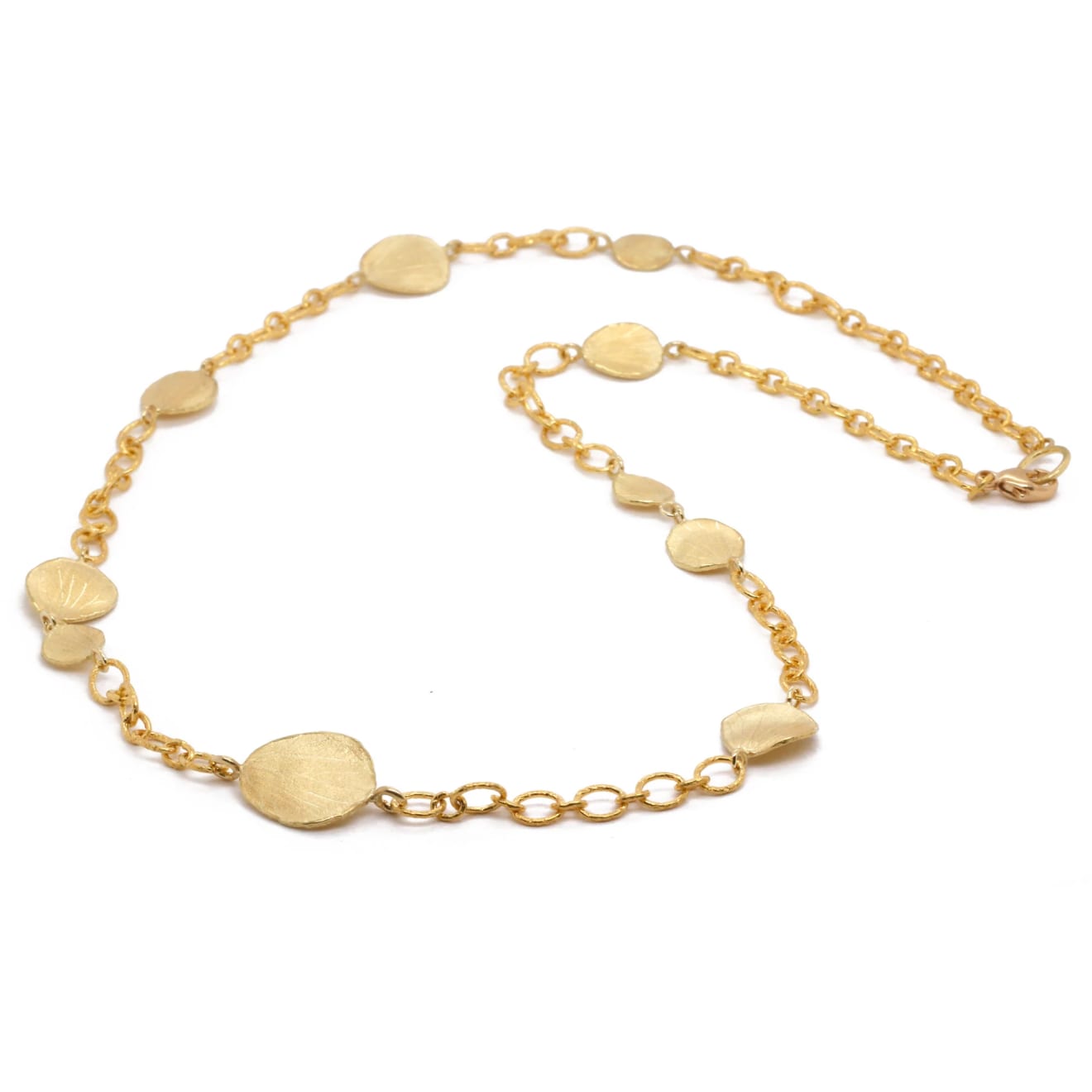 Barbara Heinrich, Gold Petal Necklace