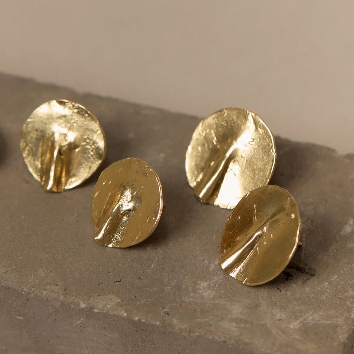 Jane Pope, Folded Disc Studs