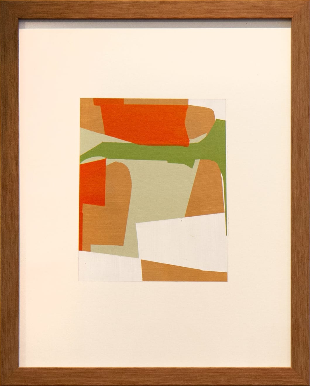 Framed acrylic on paper painting by Susan Dory