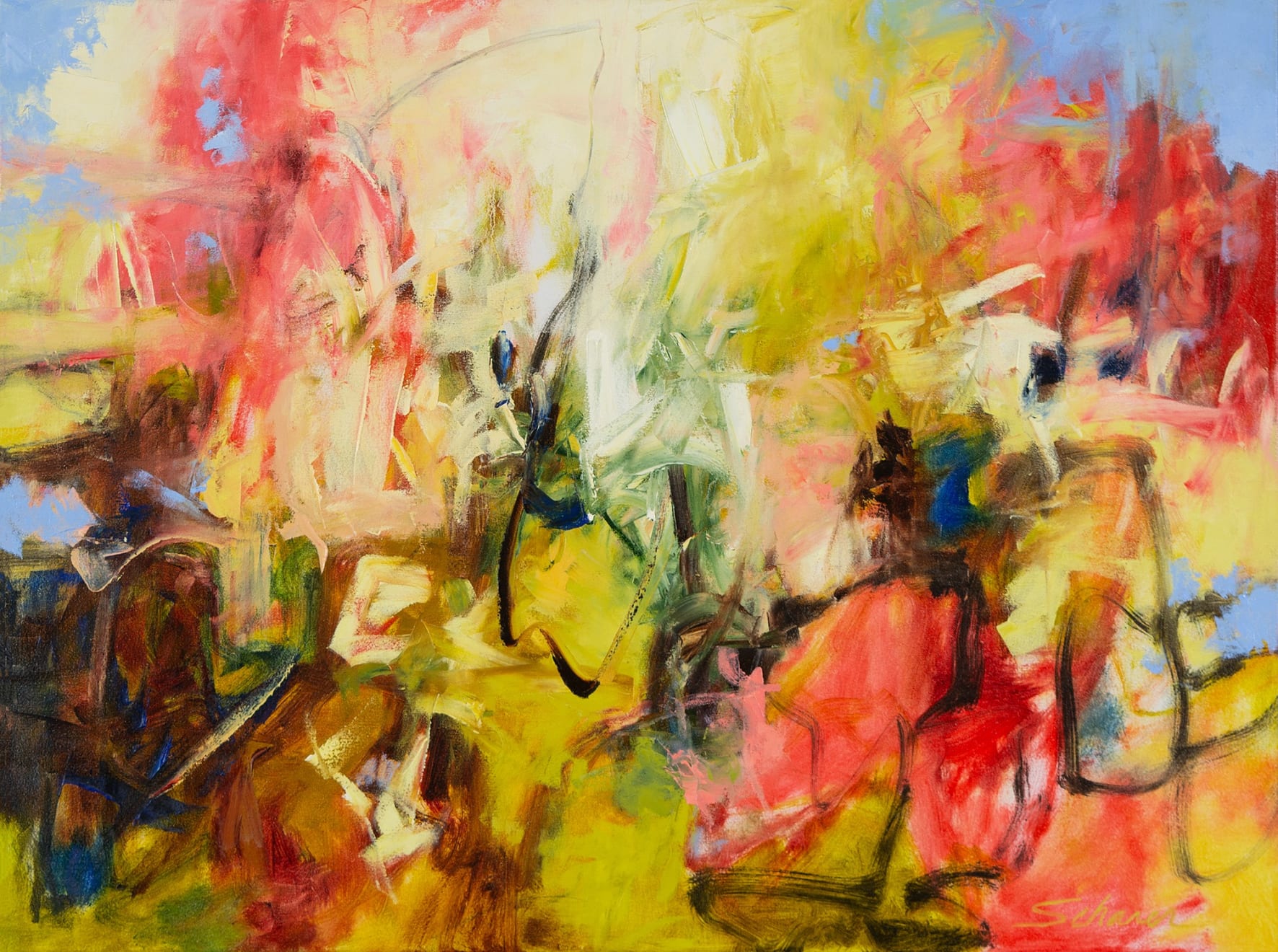 Karen Scharer, Wild Rose 1, 2013/2024