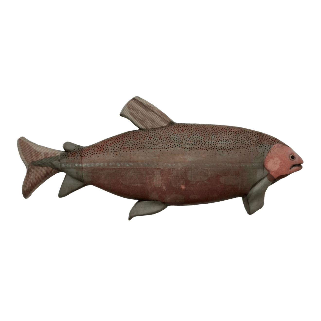 Clay and mixed media fish by Slate Gray Gallery artist Julie McNair