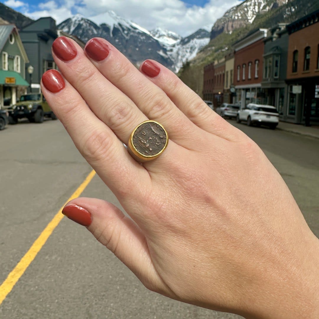 Eli Halili, Roman Bronze Coin Ring