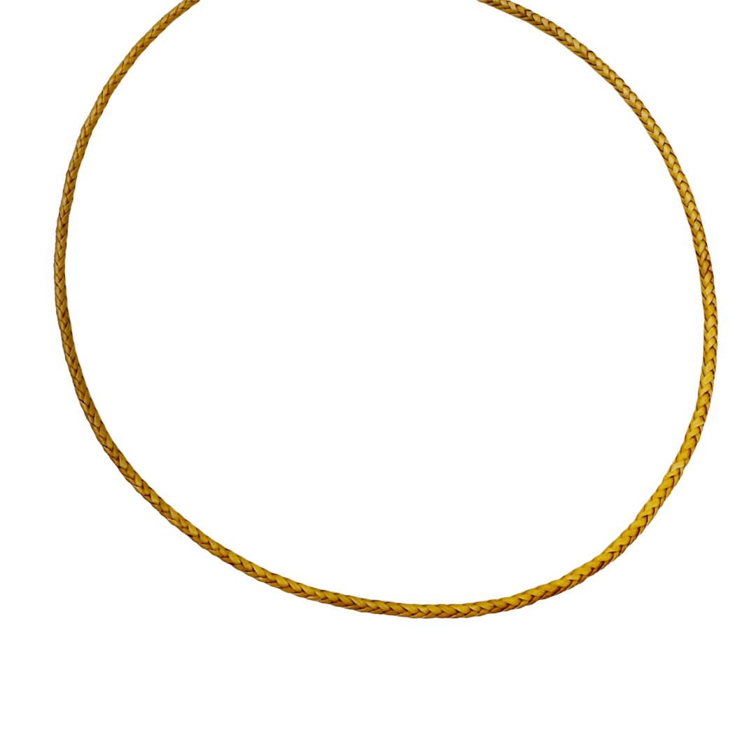 Sandra Frias, Straw Palm Necklace