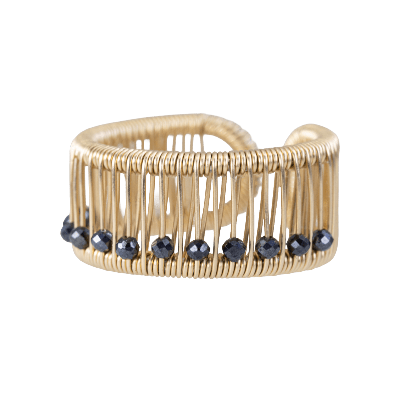 Tana Acton, Gold Ring with Black Spinel