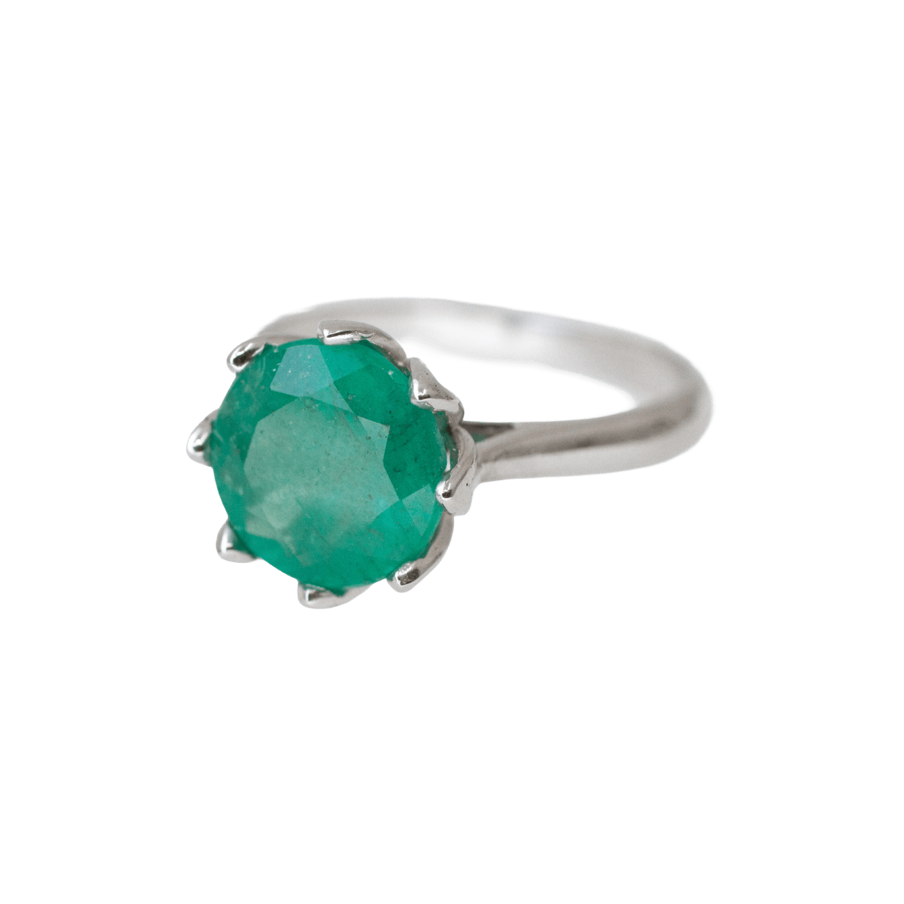 Sandra Frias, Emerald and White Gold Ring