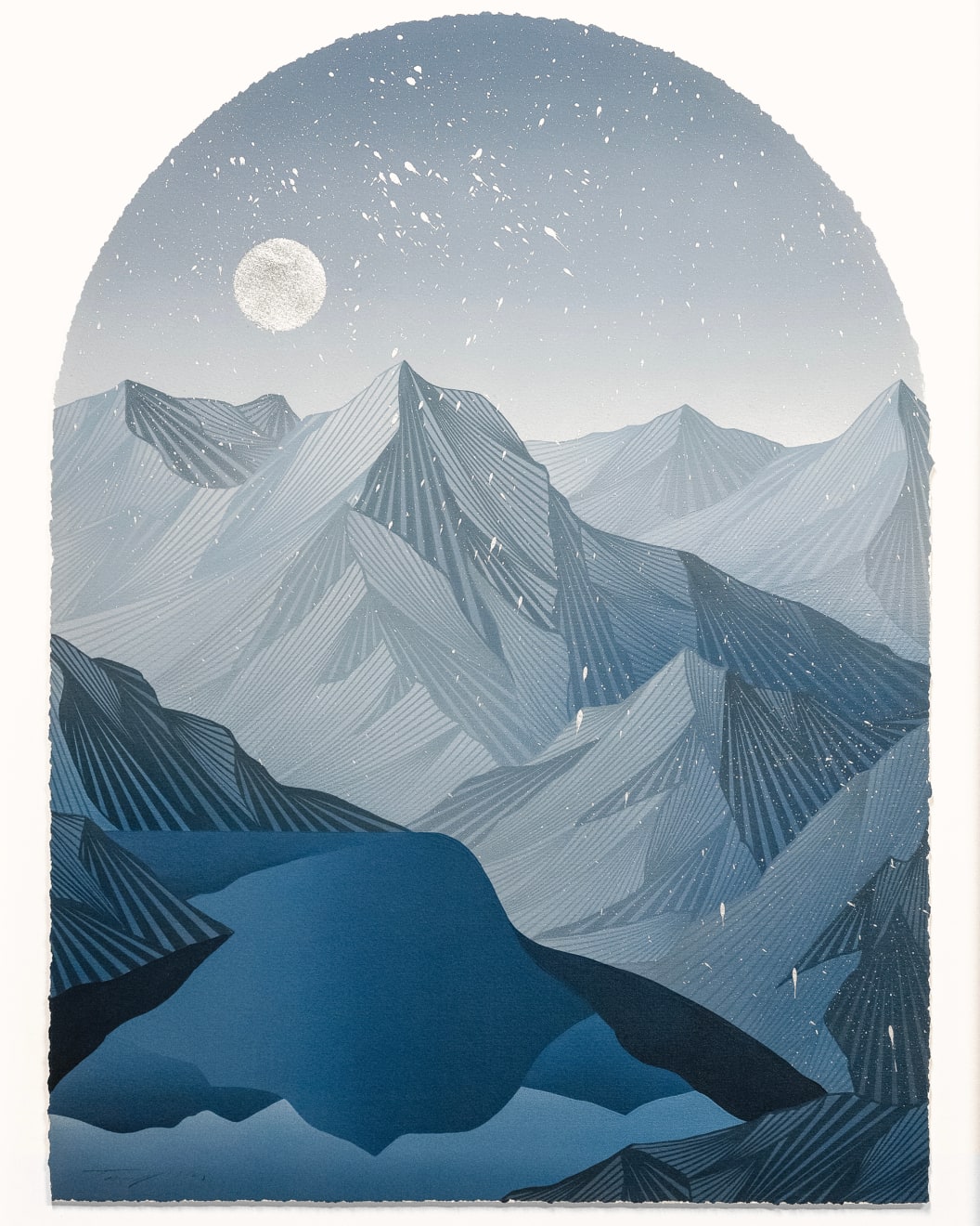 Joseph Toney, First Snow Print, 2024