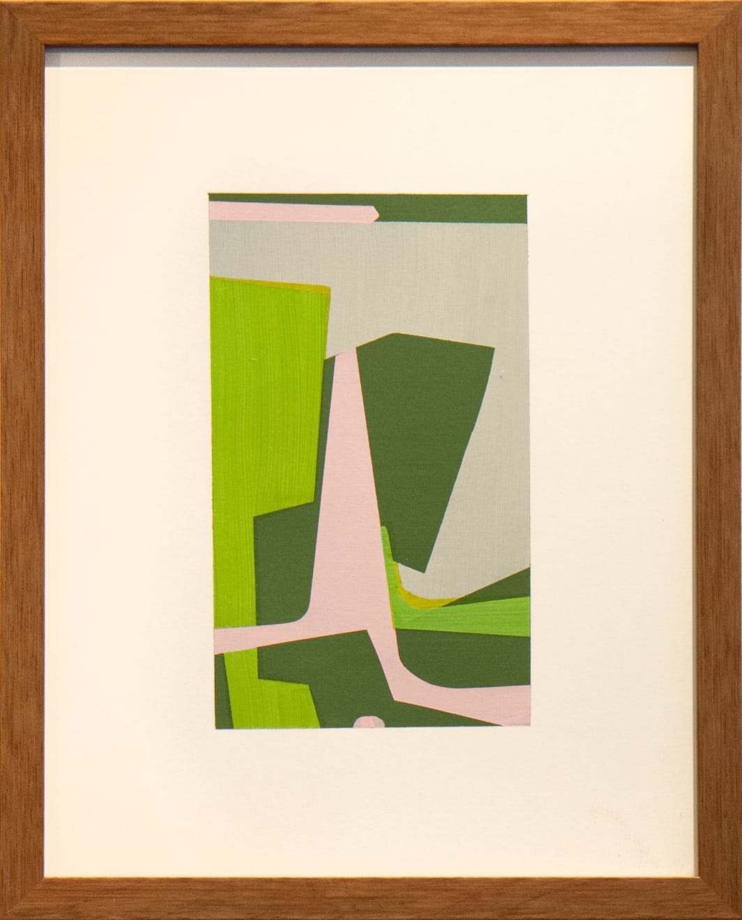 Framed acrylic on paper painting by Susan Dory