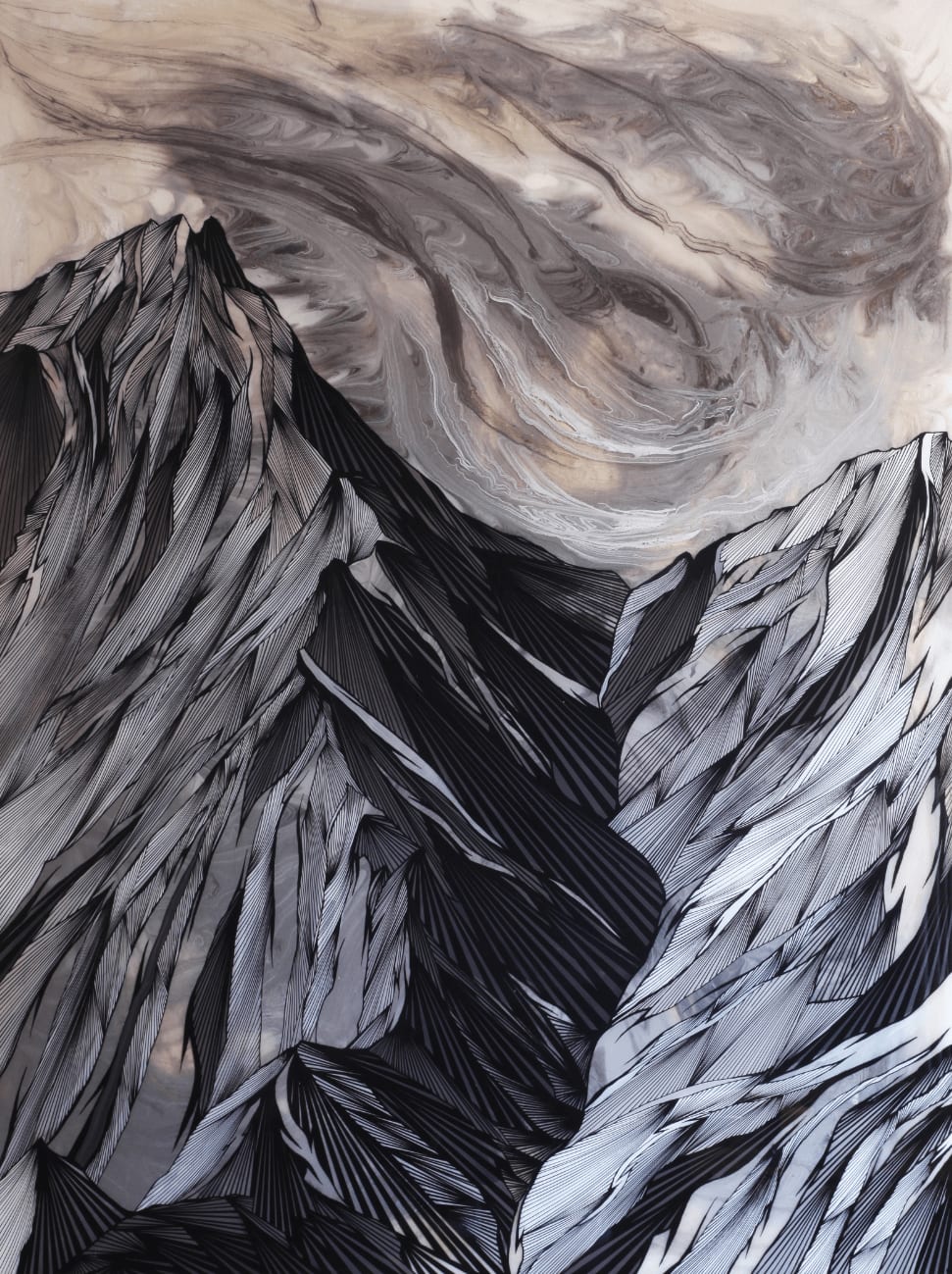 Joseph Toney, Die Alpen