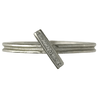 Barbara Heinrich, Diagonal Bar Stack Ring